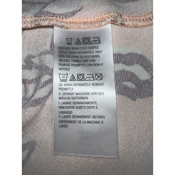 Logo Lori Goldstein Tank Top Tunic Womens Large A-Line French Terry Sharkbite - Picture 10 of 11